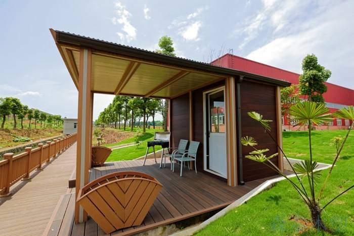 內蒙古木塑集成房屋——環衛房，崗亭——生產中！